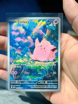 Pokemon Clefairy 094/088 IR Illustration Rare English NM SV Perfect Order - Image 3