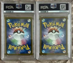 2022 POKEMON JAPANESE MEWTWO VSTAR #221 & CHARIZARD VSTAR #212 SET PSA 10 - Image 2