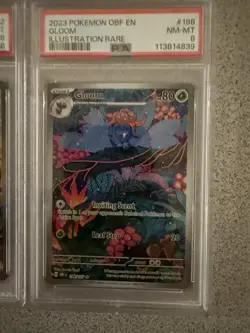 Pokemon Graded Lot Of 9 All PSA 8 Maril 204 Greninja 132 Cleffa 202 Moltres 284 - Image 4