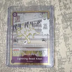 Dash pack One Piece Card OP15-07 Lightning Beast Kiten Event Cards English - Image 3