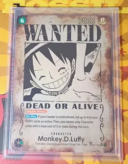 One Piece CCG Monkey.D.Luffy OP13-118 Wanted Poster (Near Mint) - Image 1