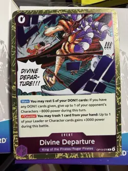 One Piece TCG | Divine Departure OP13-076 Carrying On His Will R | NM/M - Image 1