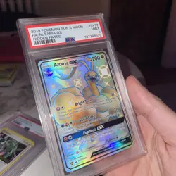 2019 Pokemon SM Hidden Fates SV77 Full Art Altaria GX PSA 9 Mint Graded Card! - Image 1