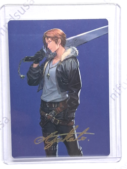 GOLD SIGNATURE Squall, SeeD Mercenary 47/53 Final Fantasy Art Series MTG Card - Image 3