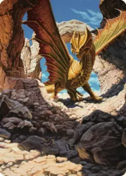 Ancient Brass Dragon Art Card (02) [Commander Legends: Battle for Baldur's Gate - Image 1