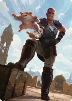 Minsc & Boo, Timeless Heroes Art Card (72) [Commander Legends: Battle for B - Image 1