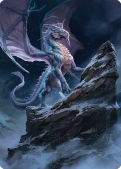 Ancient Silver Dragon Art Card (06) [Commander Legends: Battle for Baldur's Gat - Image 1