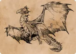 Ancient Bronze Dragon Art Card (58) [Commander Legends: Battle for Baldur's Gat - Image 1