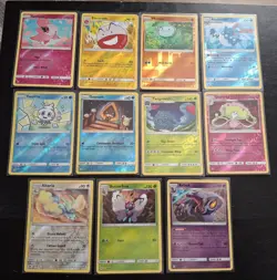 Pokemon TCG Sun & Moon REVERSE HOLO Card Lot of 25 NM - See pics for all cards - Image 1