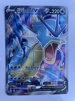 Pokemon TCG Evolving Skies Gyarados v Full Art Ultra Rare Holo Card 171/203 - Image 1