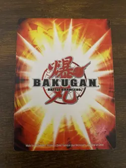 BAKUGAN Battle Brawler Boost All 2009 Ability Card Spin Master 15/18McD - Image 2