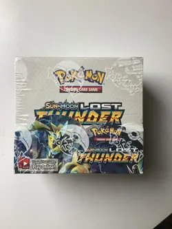 Pokemon Sun & Moon Lost Thunder Factory Sealed Booster Box 36 Packs RARE - Image 1