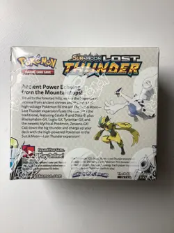 Pokemon Sun & Moon Lost Thunder Factory Sealed Booster Box 36 Packs RARE - Image 3