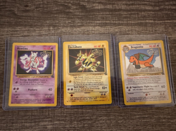 Pokemon the first movie cards: Mewtwo, Dragonite, & Electabuzz 1999 PROMO - Image 1