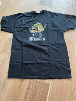 T-shirt DragonBall Z DBZ CCG CARD Tournament WINNER ULTRA RARE UR Black Style - Image 2