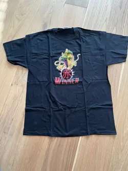 T-shirt DragonBall Z DBZ CCG CARD Tournament WINNER ULTRA RARE UR Red Style - Image 2