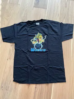 T-shirt DragonBall Z DBZ CCG CARD Tournament WINNER ULTRA RARE UR Blue Style - Image 2