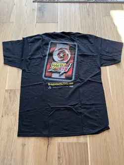 T-shirt DragonBall Z DBZ CCG CARD Tournament WINNER ULTRA RARE UR Blue Style - Image 3