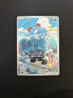 Marill 204/193 Holo Illustration Rare Sv02 PAL Paldea Evolved Pokemon Card NM - Image 1