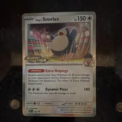 Pokemon Hop's Snorlax 184 Scarlet & Violet Promo Prerelease Holo Card 150 HP - Image 1