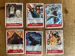 24 Card Lot - One Piece - Team Red - Image 2