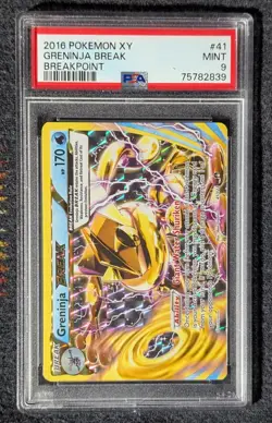 2016 pokemon xy #41 greninja break psa 9 - Image 1