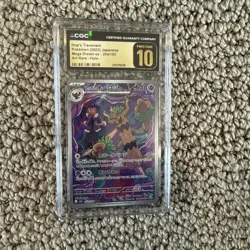 Pokemon Hop's Trevenant Art Rare Holo CGC Pristine 10 Mega Dream ex 2025 #204 - Image 3
