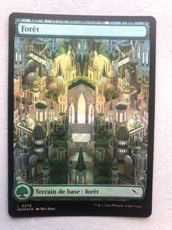 Mtg Carte Magic French Murder Karlov Manor Forest 276 FOIL NM - Image 1