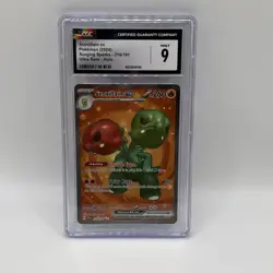 Pokemon Scovillain ex 216/191 Sv08 Surging Sparks Ultra Rare Holo CGC 9 2024 - Image 1