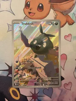 Trubbish 140/086 Illustration Rare White Flare Pokemon TCG - Image 1