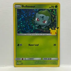 2021 Pokemon Bulbasaur - 1/25 - McDonald's Promo Holo - Image 1