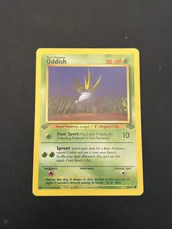 Pokemon Oddish 1st Edition Jungle 58/64 Excellent - Image 1
