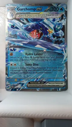 Garchomp ex 038/182 SV04: Paradox Rift Full Art Holo 320 HP Double Rare Pokemon… - Image 1
