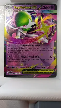 Mega Gardevoir ex 060/132 Me01: Mega Evolution Double Rare Holo 360 HP Pokemon … - Image 1