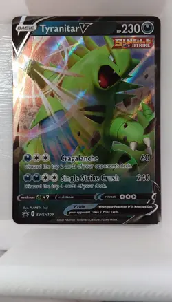 Tyranitar V SWSH109 SWSH: Sword & Shield Promo Holo 230 HP Basic Pokemon TCG - Image 1