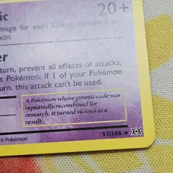 Mewtwo Non Holo Rare XY Evolutions 51/108 LP Pokemon TCG - Image 3