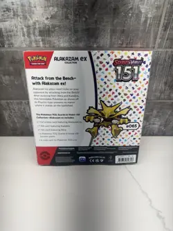 Pokemon TCG Scarlet and Violet - 151 Alakazam ex Collection Box - 4 Packs Sealed 820650855269 - Image 2