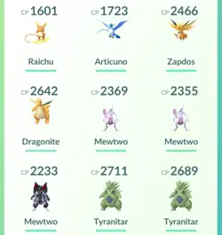 Pokemon Go PTC Acc, Guaranteed Lucky Armor Mewtwo - Image 2