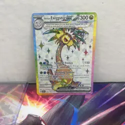 Pokemon TCG Alolan Exeggutor ex 225/191 Sv08: Surging Sparks Nm. - Image 1