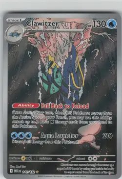 Clawitzer 141/132 Illustration Rare Mega Evolution Near Mint - Image 1