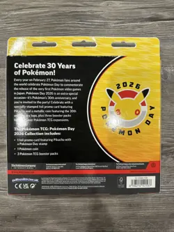 Lot of 4 Pokemon Day 2026 Collection Boxes 30th Anniversary Sealed New - Image 3