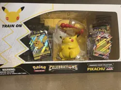 Pokemon TCG Celebrations Premium Figure Collection Pikachu VMAX Box 820650809408 - Image 1