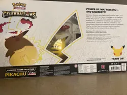 Pokemon TCG Celebrations Premium Figure Collection Pikachu VMAX Box 820650809408 - Image 2