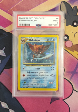Kabutops Neo Discovery Holo Rare Card 6/75 Pokemon TCG WOTC PSA 9 - Image 2