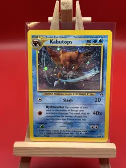 Pokemon TCG Kabutops Neo Discovery Holo Rare Card 6/75 WOTC (LP) - Image 1