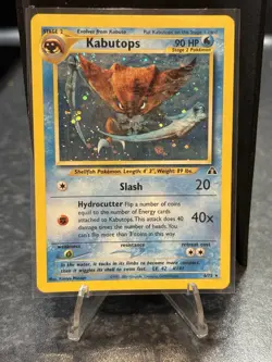 Pokemon TCG Kabutops Neo Discovery Holo Rare Card 6/75 (LP) - Image 4