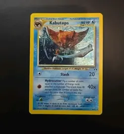 Pokemon Card Kabutops Neo Discovery Holo 6/75 Unlimited Rare - Image 1