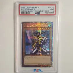 Konami Yu-Gi-Oh! Buster Blader Quarter Century Secret Rare 1st Ed RA04-EN115 PS… - Image 1