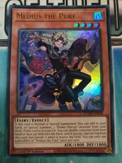 Yugioh - Medius the Pure DUAD-EN008 Ultra Rare 1st Edition - Image 1