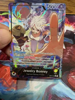One Piece CCG Jewelry Bonney EB04-001 Leader AA - Image 2